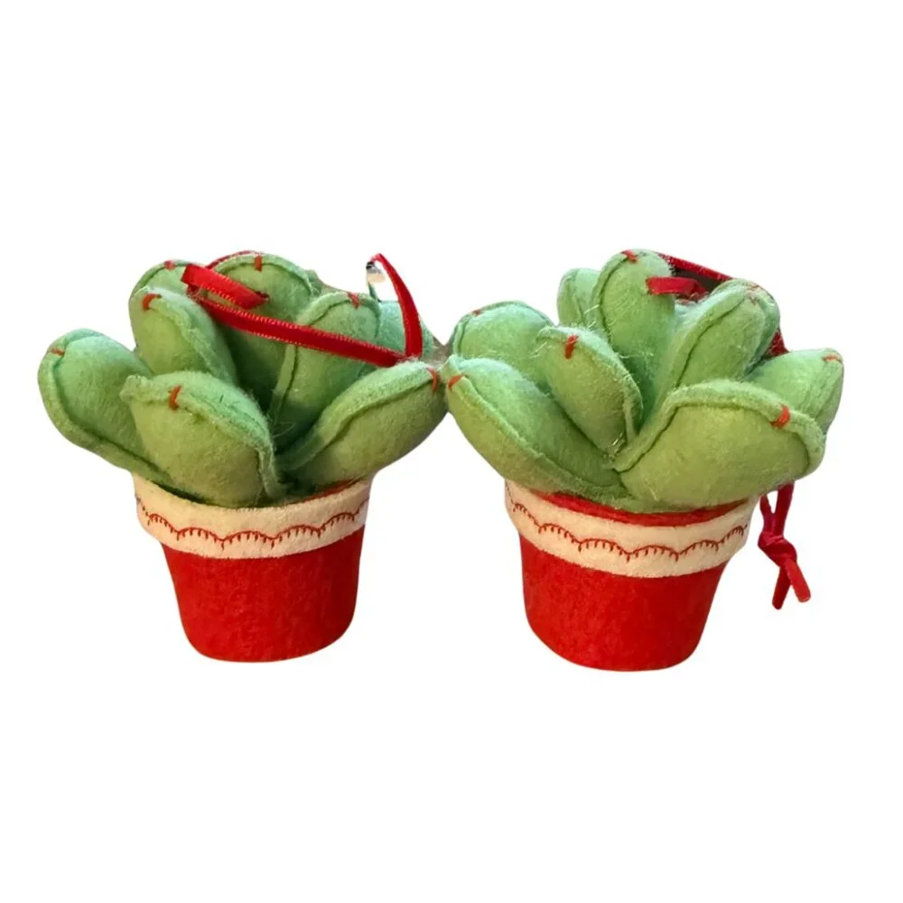 Target Wondershop 2023 Succulent Ornament - RARE - Set of 2